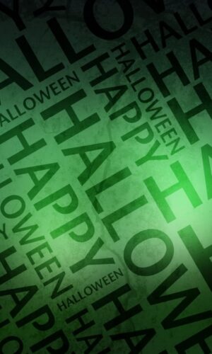 Fondo de pantalla HD Fondo de pantalla digital de Happy Halloween letras vacaciones palabras fondo verde