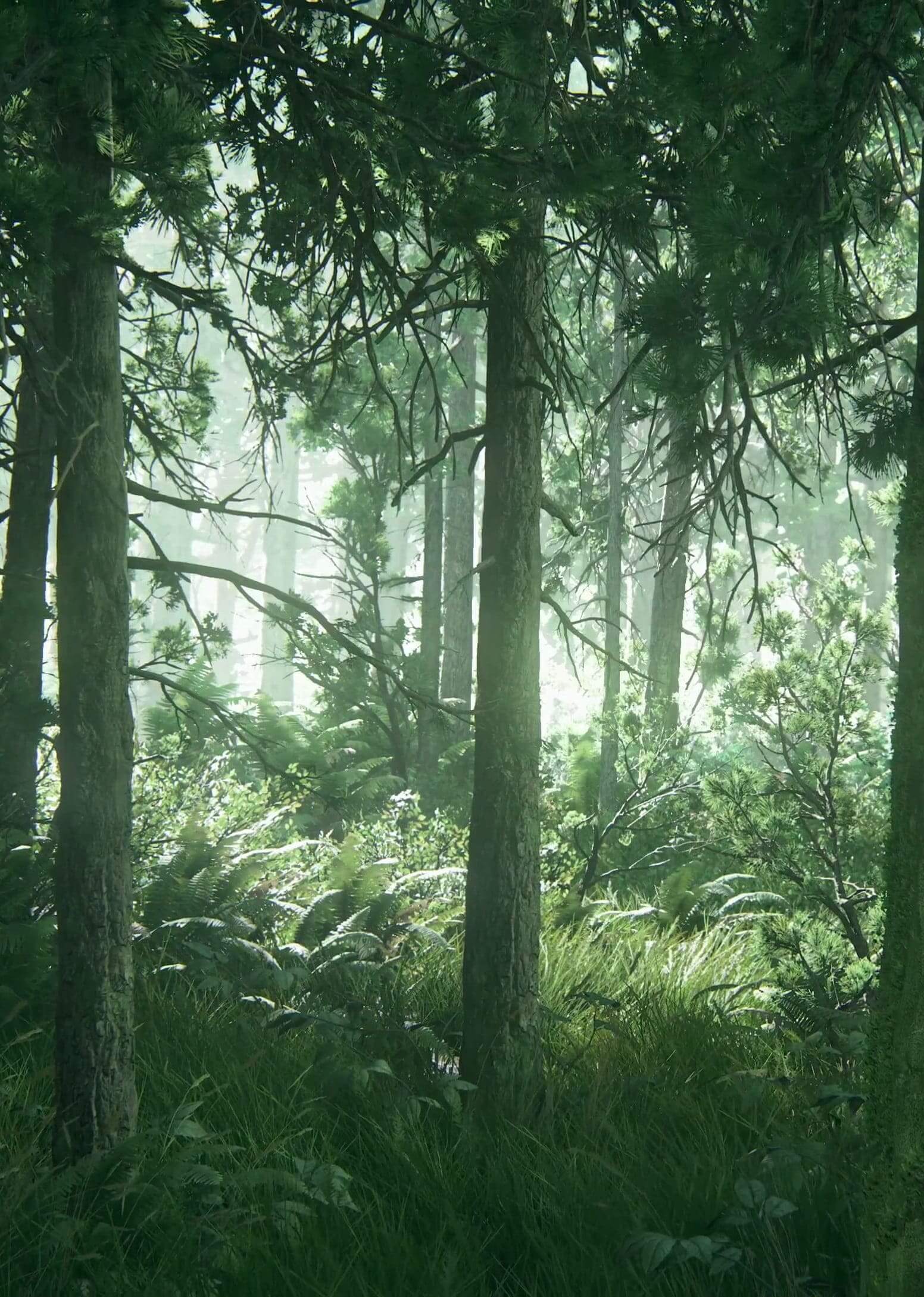 Fondo de pantalla HD arbol verde The Last of Us Part II apocaliptico videojuegos