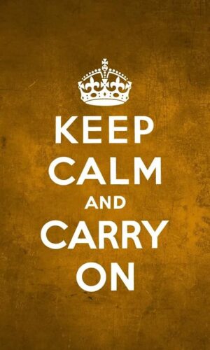 HD Quote keep calm and carry on Fondo de pantalla