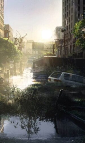 fondos de pantalla HD sedan rojo The Last of Us agua transporte vehiculo de motor