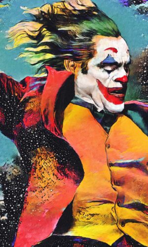 Fondo de pantalla de Joker Painting 4K IPhone