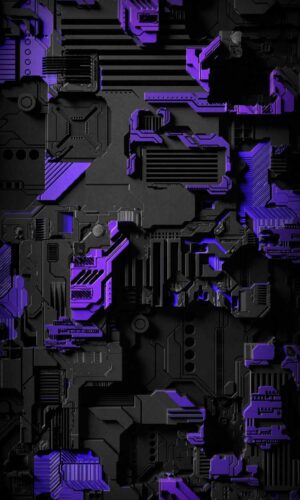 Fondo de pantalla de placa base 3D para iPhone