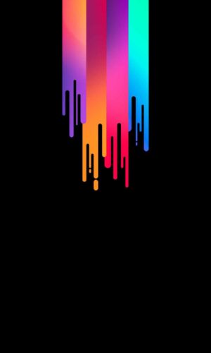 Fondo de pantalla multicolor de Amoled para iPhone