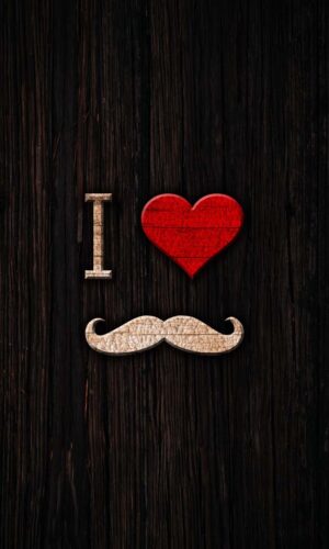 Amo el bigote IPhone Wallpaper HD