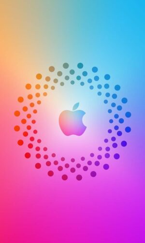 Rainbow AppleID Pantalla de bloqueo IPhone Wallpaper HD