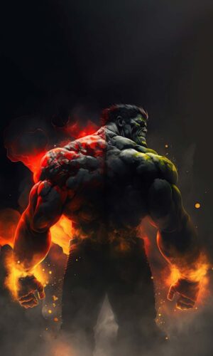 Fond decran iPhone Hulk Art HD