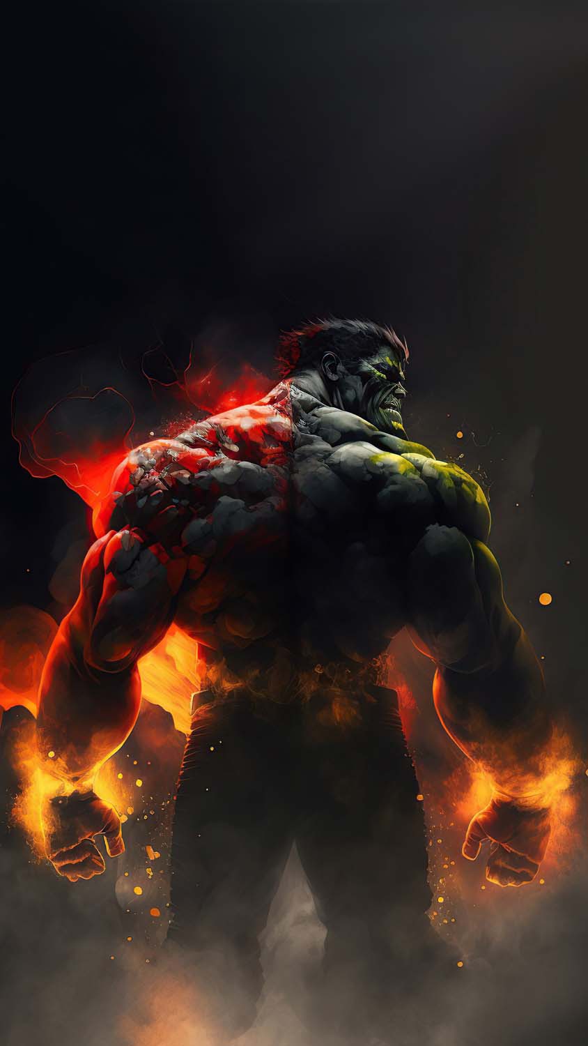 Fond decran iPhone Hulk Art HD