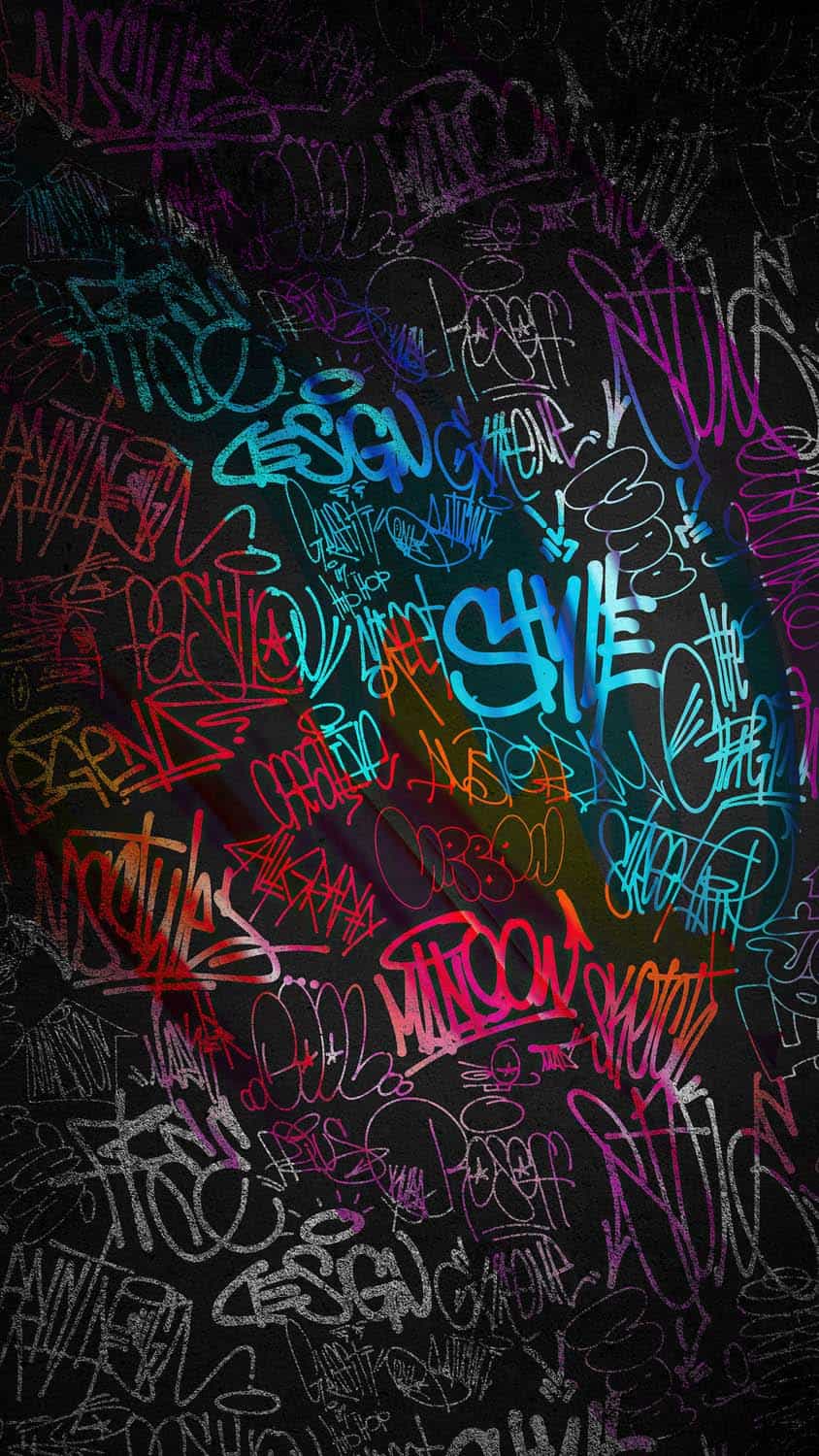 Graffiti Typos IPhone Fond decran HD