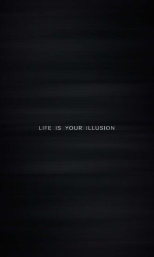 La vie est illusion IPhone Fond decran HD