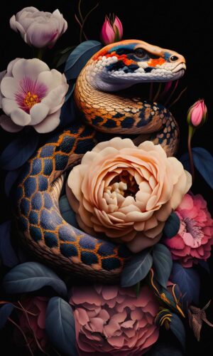 Fleur Serpent IPhone Fond decran HD