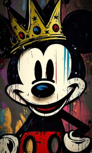 Mickey Mouse Roi IPhone fond decran HD
