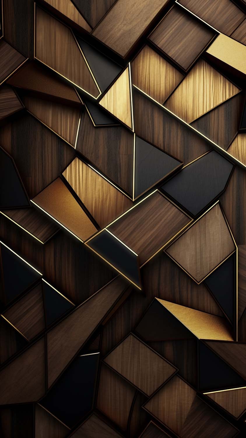 Wooden 3D Art iPhone Wallpaper 4K