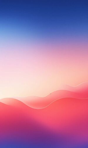 Abstract Gradient Waves iPhone Wallpaper 4K