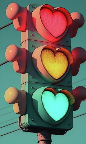 Love Signal iPhone Wallpaper 4K