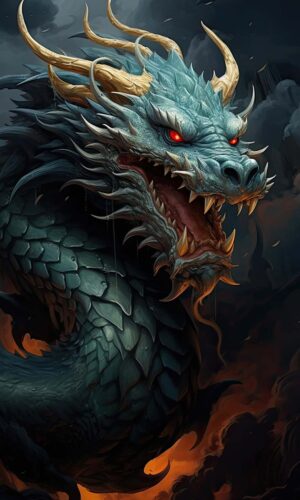 The Dragon iPhone Wallpaper 4K