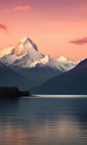 Calm Lake iPhone Wallpaper 4K