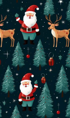 Christmas Background iPhone Wallpaper 4K