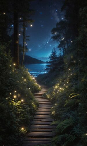 Pathway to Nature iPhone Wallpaper
