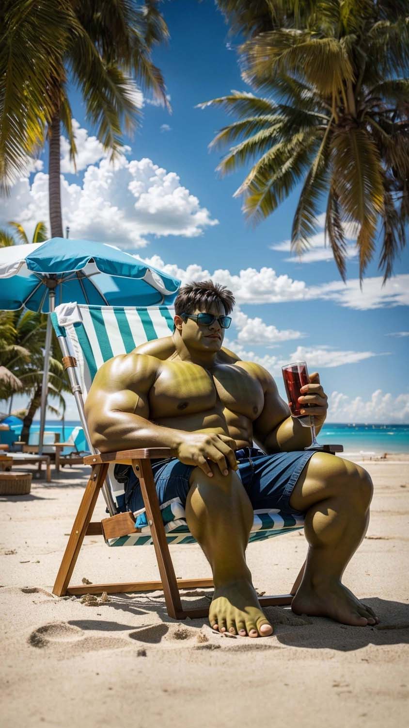 Hulk on Vacation iPhone Wallpaper iPhone Wallpapers