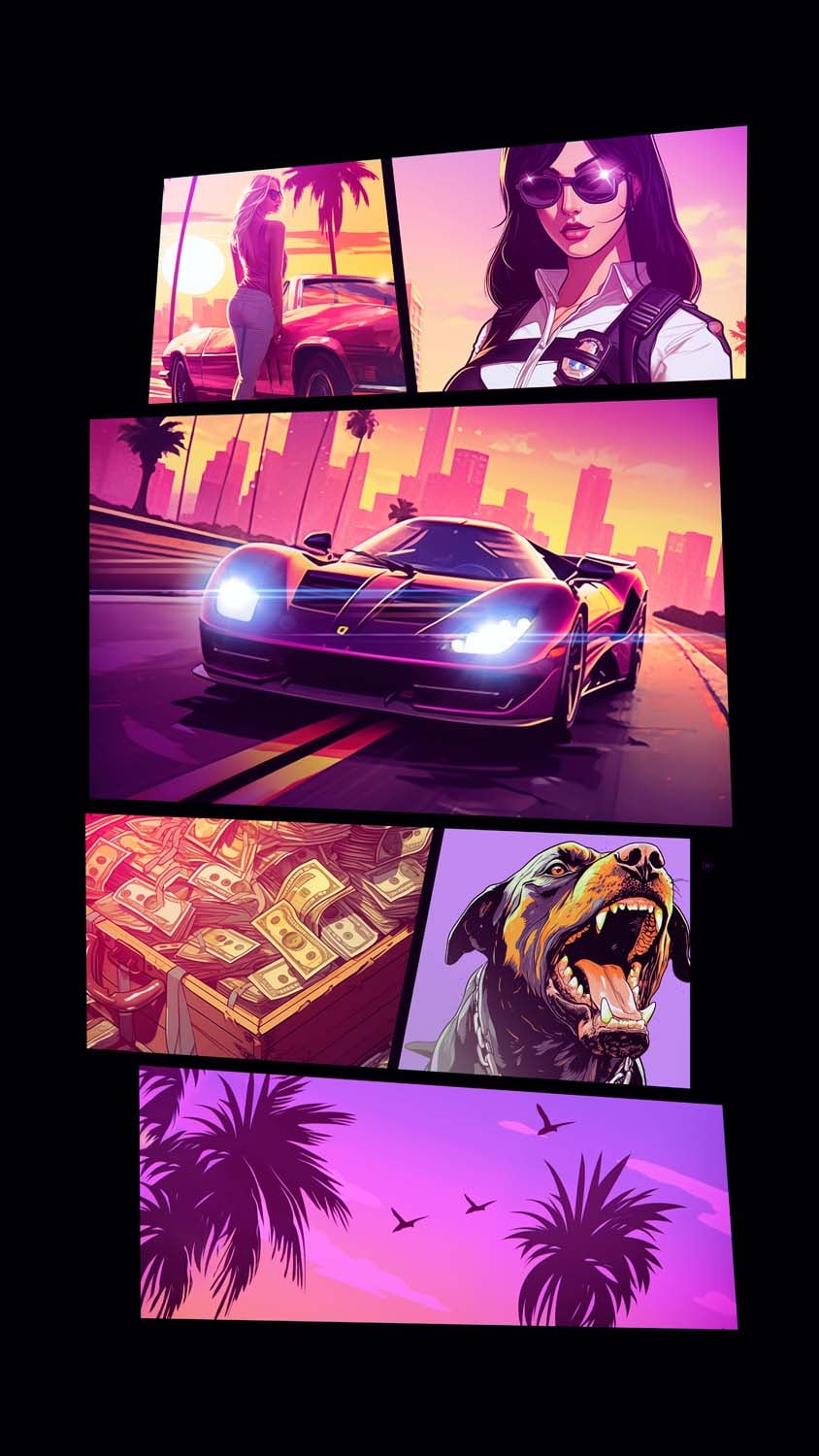 Vice City GTA 6 iPhone Wallpaper iPhone Wallpapers