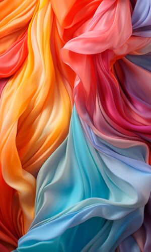 Colorful Fabric Abstract iPhone Wallpaper HD