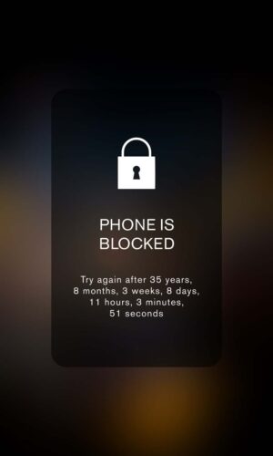 Phone is Blocked iPhone Wallpapers