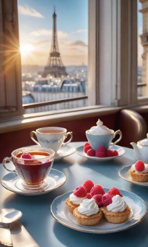 Breakfast in Paris iPhone Wallpapers